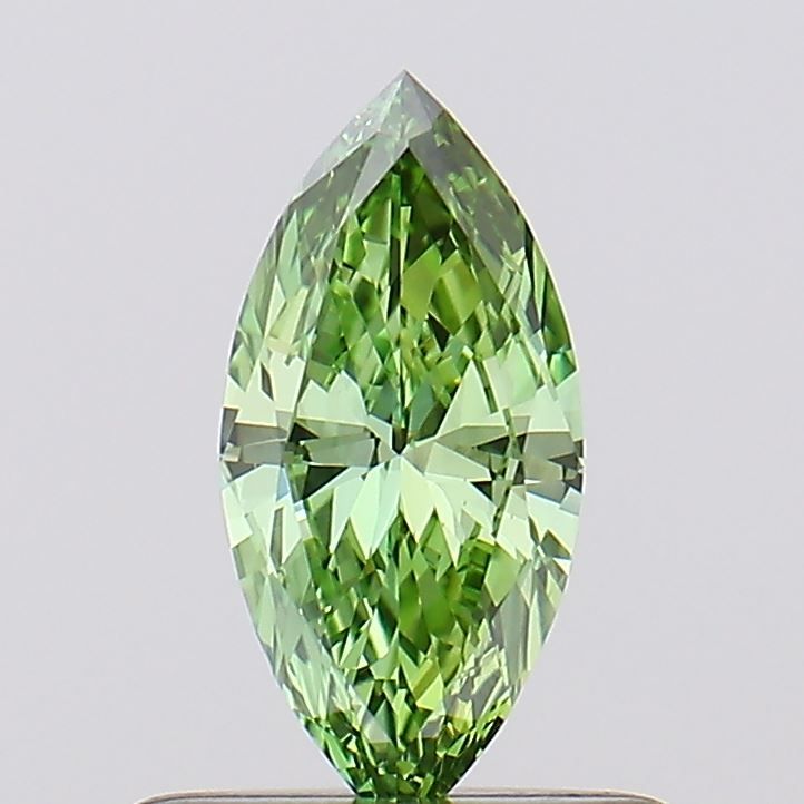 0.33 CT Fancy Vivid Green MARQUISE