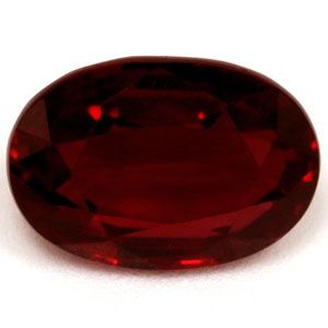 Rubin 1,14 ct, czerwony, szlif owalny