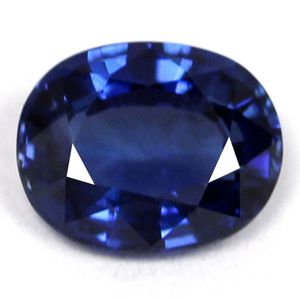 Szafir 1,31 ct, niebieski, szlif owalny