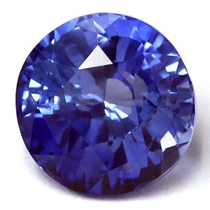 Szafir 5,08 ct, niebieski, szlif okrągły