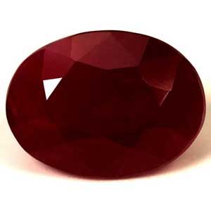 Rubin 3,24 ct, czerwony, szlif owalny