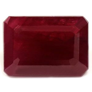 Rubin 3,00 ct, czerwony, szlif szmaragdowy