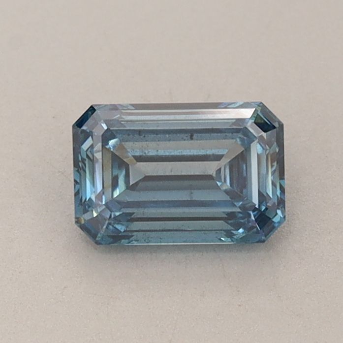 0.63 CT Fancy Vivid Blue EMERALD