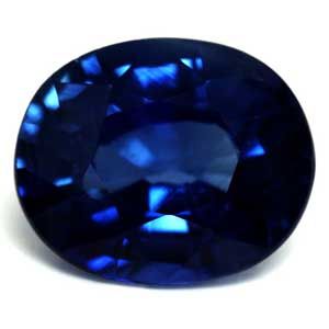 Szafir 1,58 ct, niebieski, szlif owalny