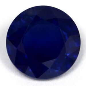 Szafir 1,52 ct, niebieski, szlif okrągły