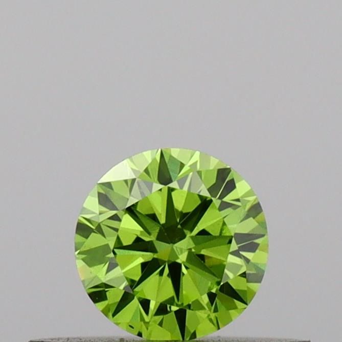 0.25 CT Fancy Vivid Green ROUND