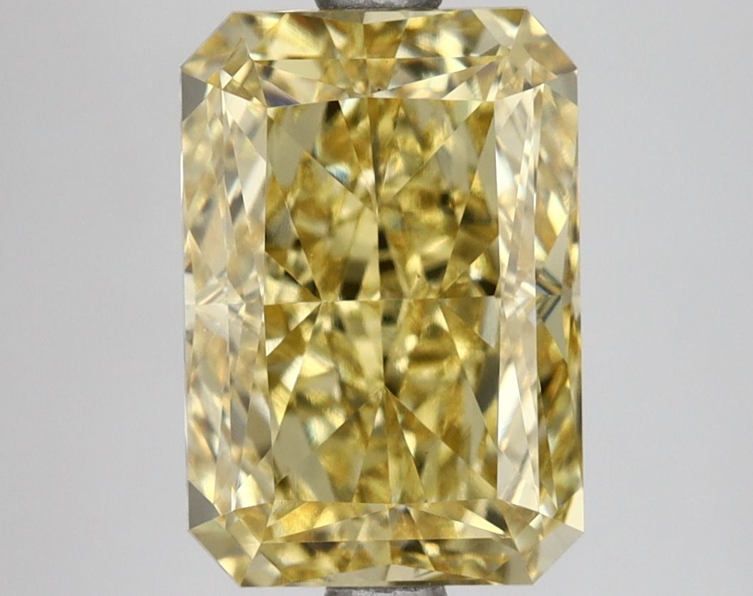 RADIANT 3.09ct Fancy Vivid Yellow VS1 – EX VG NON