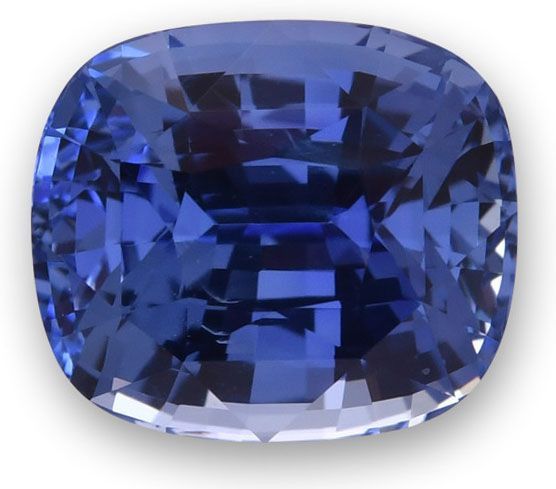 Szafir 4,53 ct, niebieski, szlif cushion