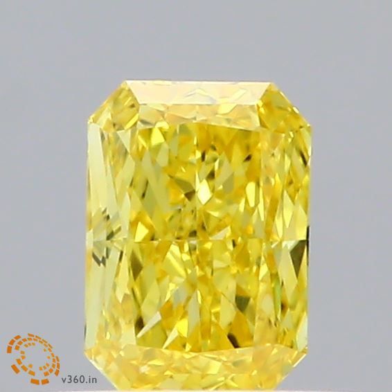0.5 CT Fancy Vivid Yellow RADIANT