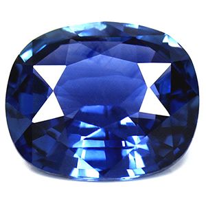 Szafir 2,64 ct, niebieski, szlif cushion