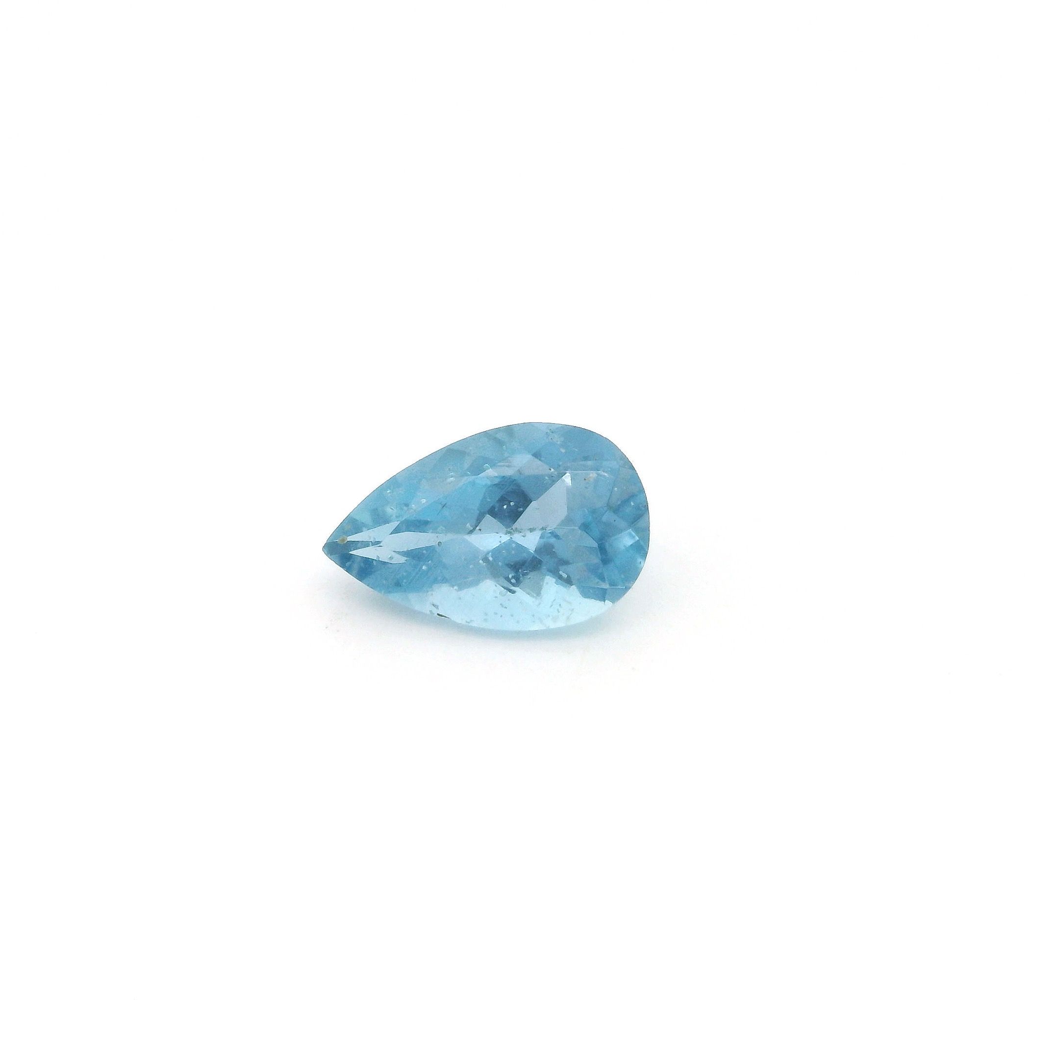 0.69 ct Pear aquamarine