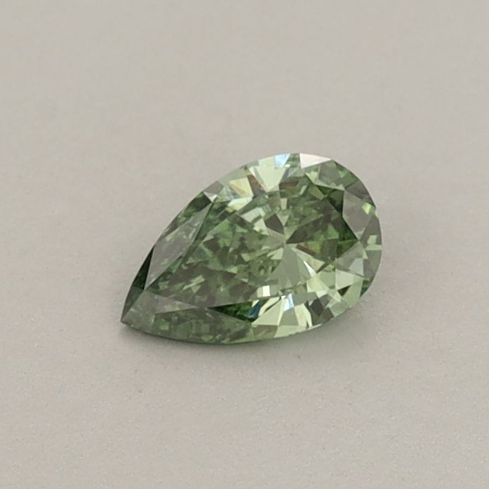 0.24 CT Fancy Vivid Green PEAR