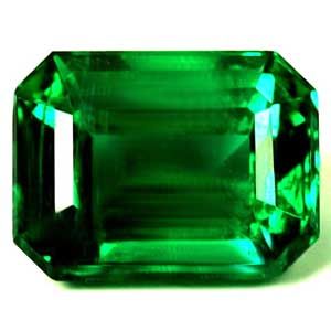 Szmaragd 1,05 ct, zielony, szlif szmaragdowy