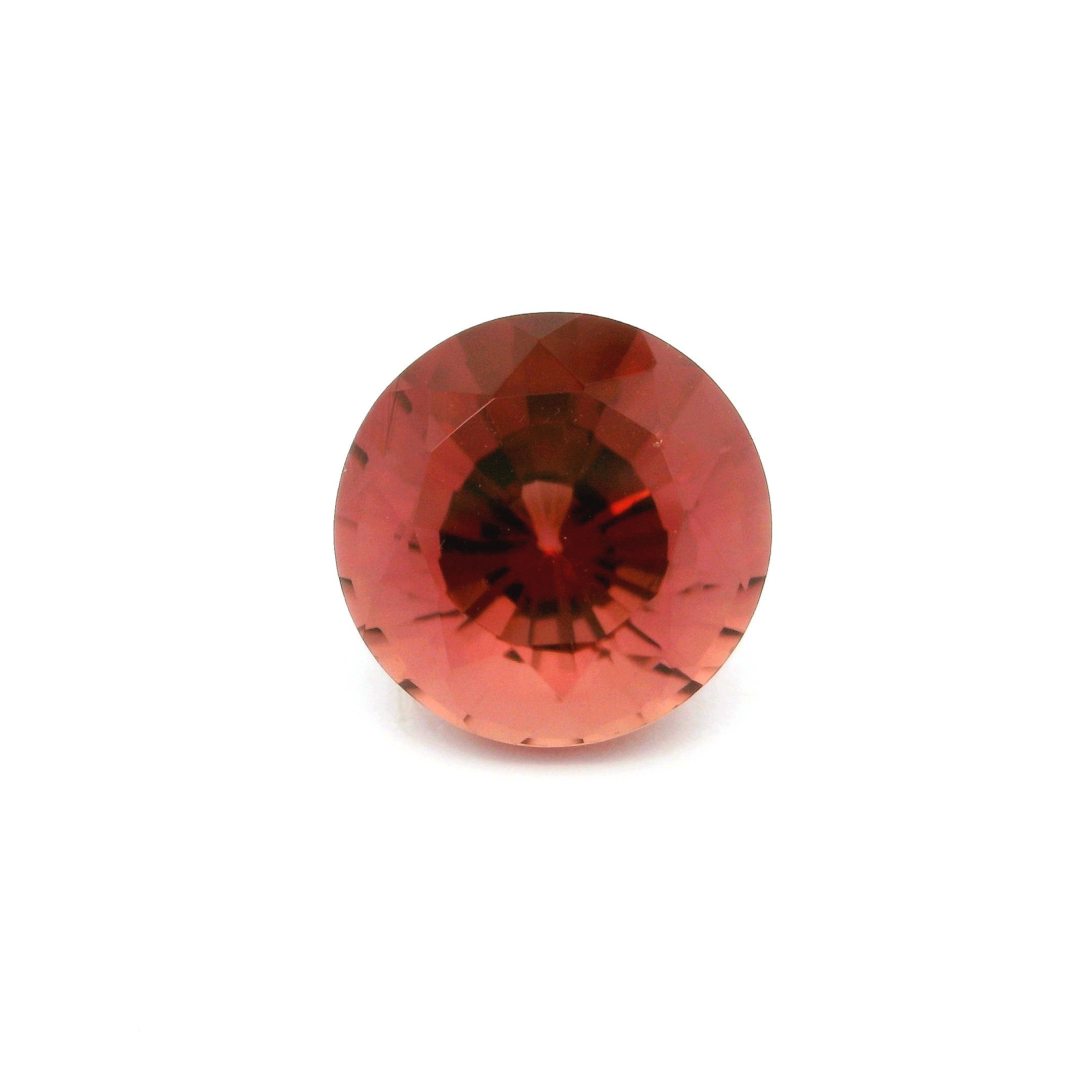 Turmalin 3,24 ct, różowy, szlif okrągły