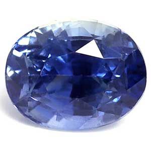 Szafir 1,06 ct, niebieski, szlif owalny