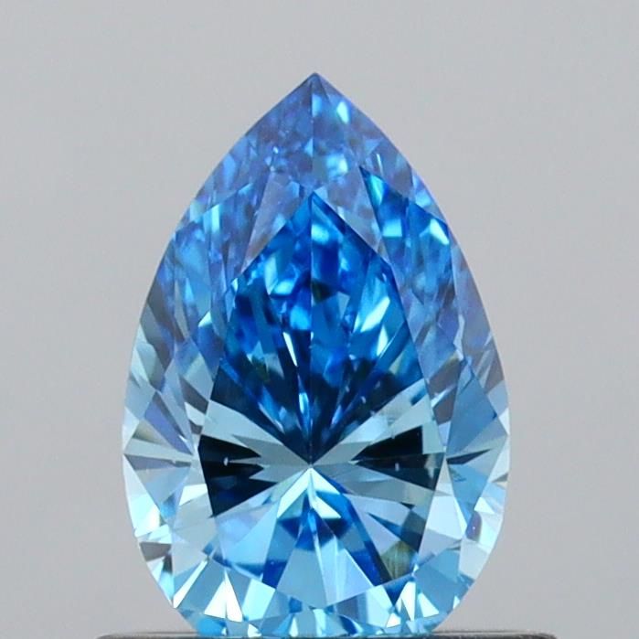 0.73 CT Fancy Vivid Blue PEAR