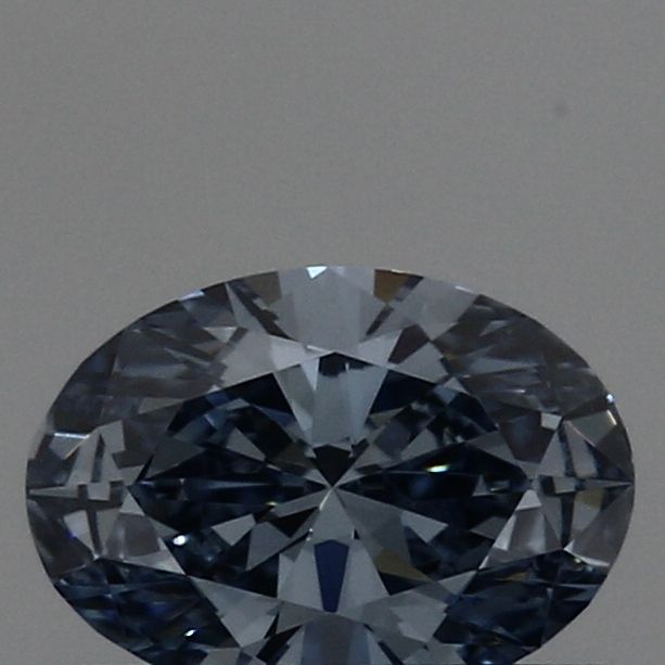 0.32 CT Fancy Vivid Blue OVAL