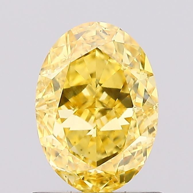 1.04 CT Fancy Vivid Yellow OVAL