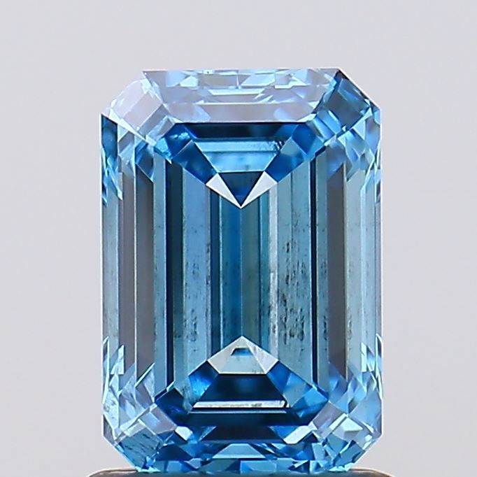 1.24 CT Fancy Vivid Blue EMERALD