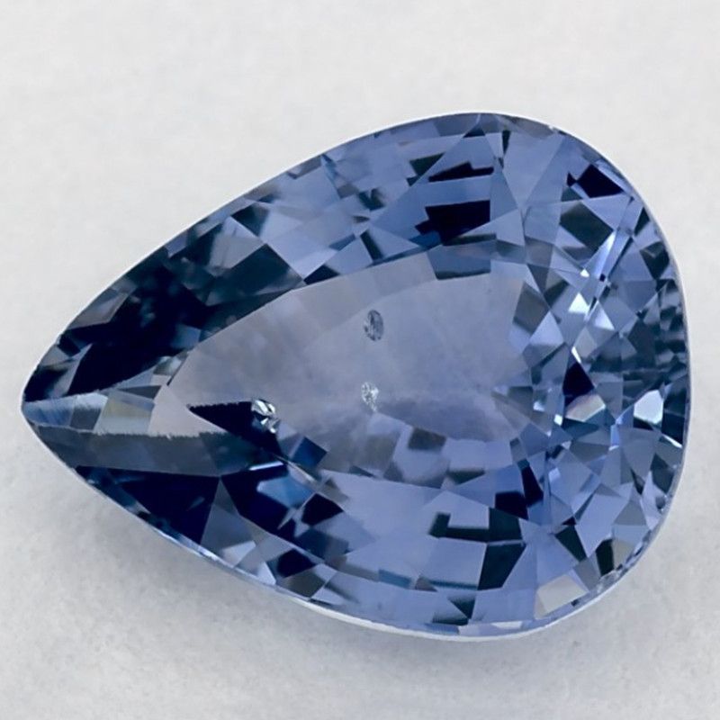 Szafir 2,00 ct, niebieski, szlif gruszka