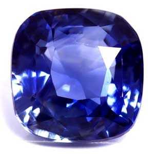 Szafir 1,42 ct, niebieski, szlif cushion