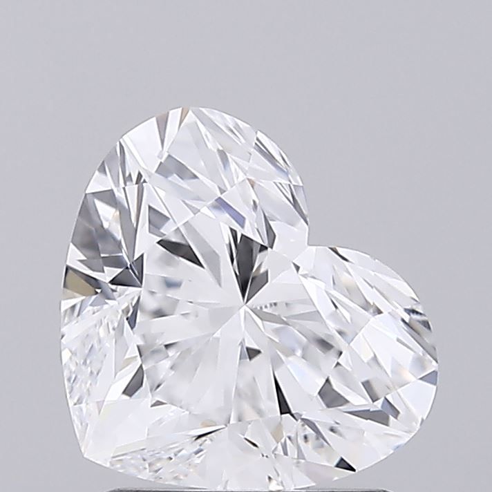 1.62 carat d IF EX Cut IGI heart diamond