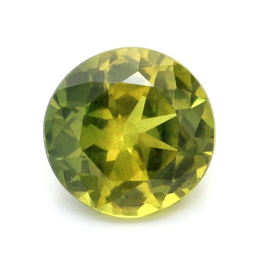 Szafir 1,06 ct, wielobarwny, szlif okrągły