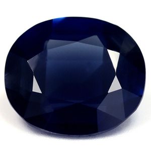 SAPPHIRE FACETED 6.81ct BLUE Deep Blue EC MADAGASCAR HEATED
