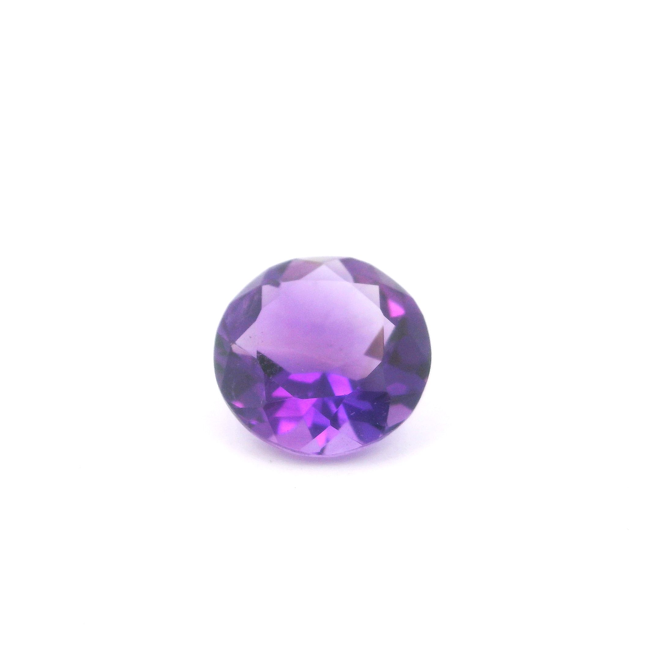 Ametyst 2,25 ct, purpurowy, szlif okrągły