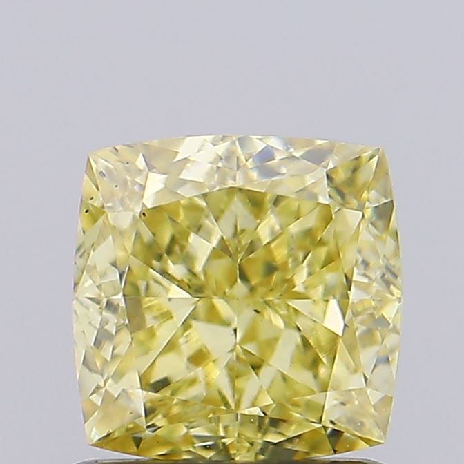 1.19 CT Fancy Intense Yellow CUSHION MODIFIED