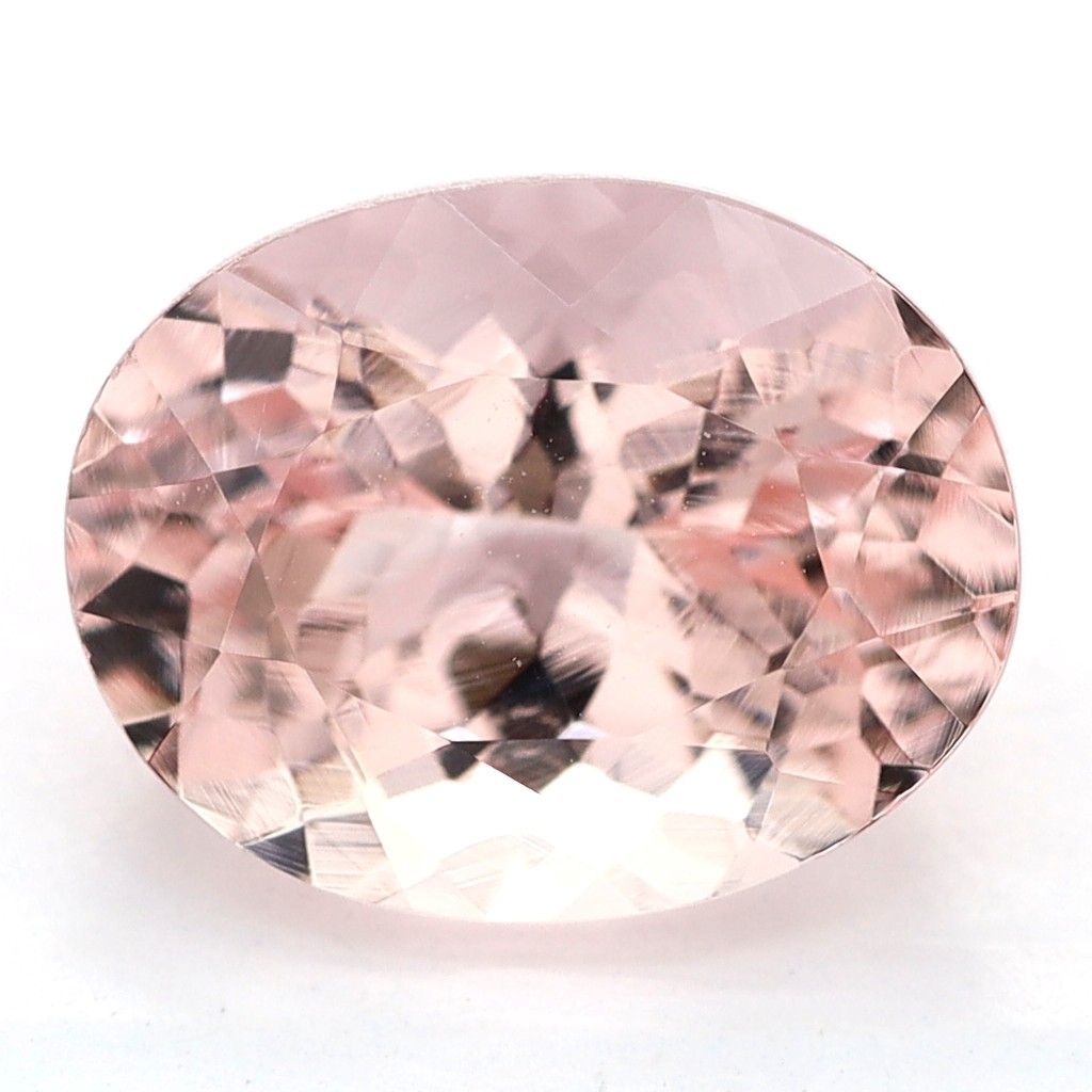Morganit 1,95 ct, różowy, szlif owalny