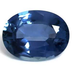 Szafir 1,54 ct, niebieski, szlif owalny