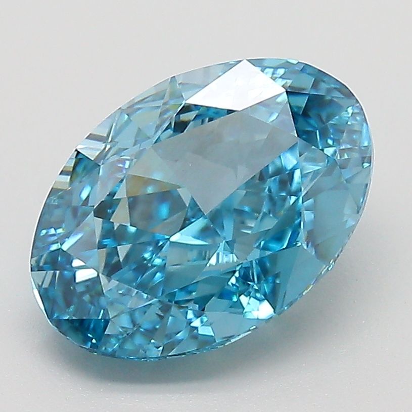3 Carat · Blue · Fancy Vivid · VVS2