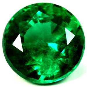 Szmaragd 2,47 ct, zielony, szlif okrągły