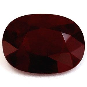 Rubin 1,47 ct, czerwony, szlif cushion