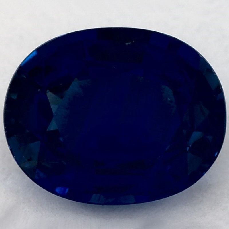 Szafir 2,39 ct, niebieski, szlif owalny