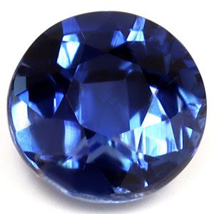 Szafir 1,22 ct, niebieski, szlif okrągły