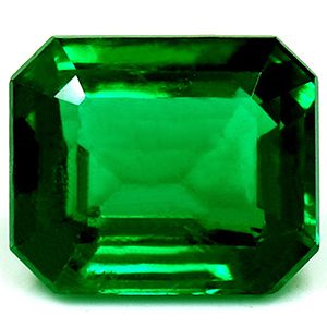 Szmaragd 1,27 ct, zielony, szlif szmaragdowy
