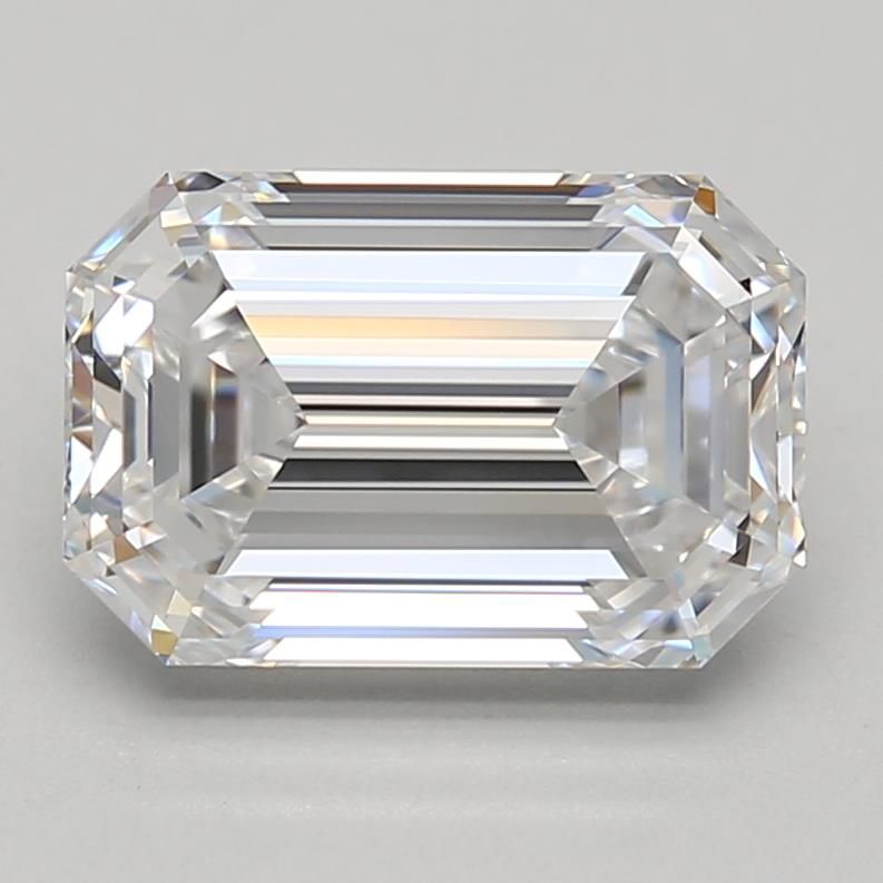 Diamant Émeraude 2.43 ct - Couleur D - Pureté VVS1