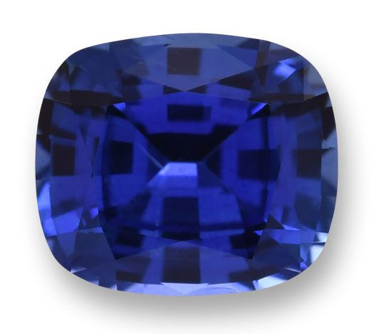 Szafir 1,48 ct, niebieski, szlif cushion
