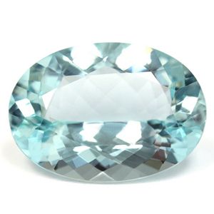 Akwamaryn 15,10 ct, niebieski, szlif owalny