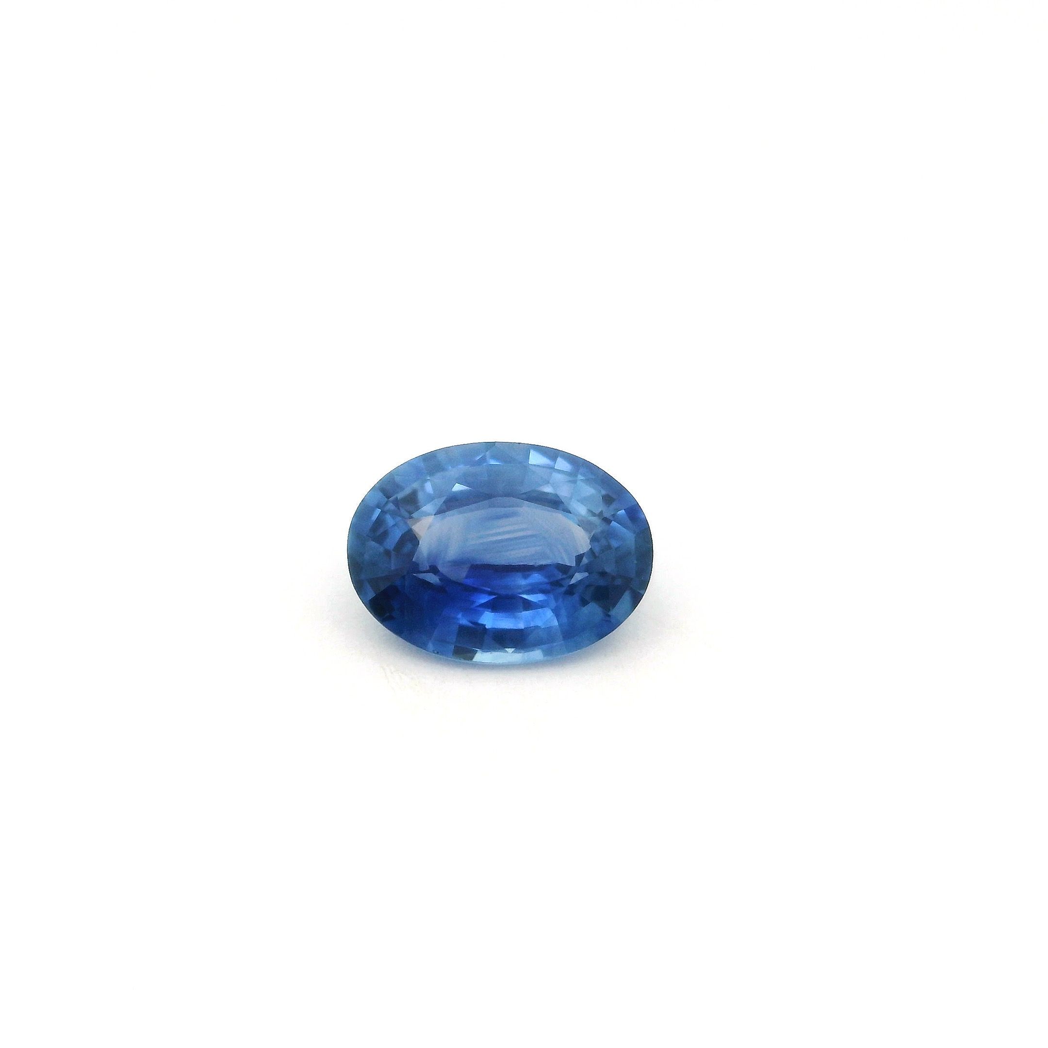 Szafir 1,19 ct, niebieski, szlif owalny