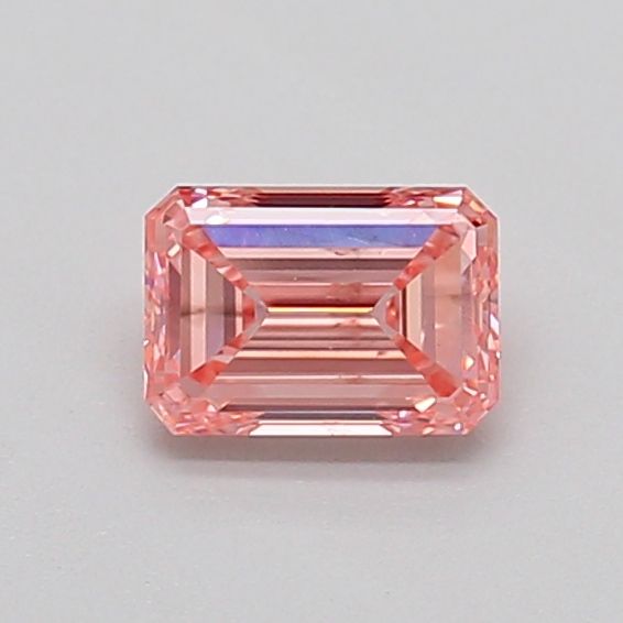 0.51 CT Fancy Orangey Pink EMERALD