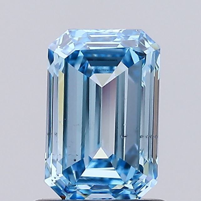 1.08 CT Fancy Vivid Blue EMERALD