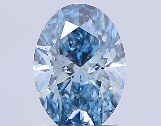 1.06 CT Fancy Vivid Blue OVAL