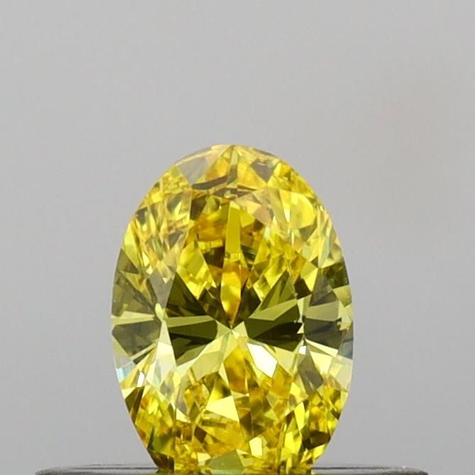 0.3 CT Fancy Vivid Yellow OVAL