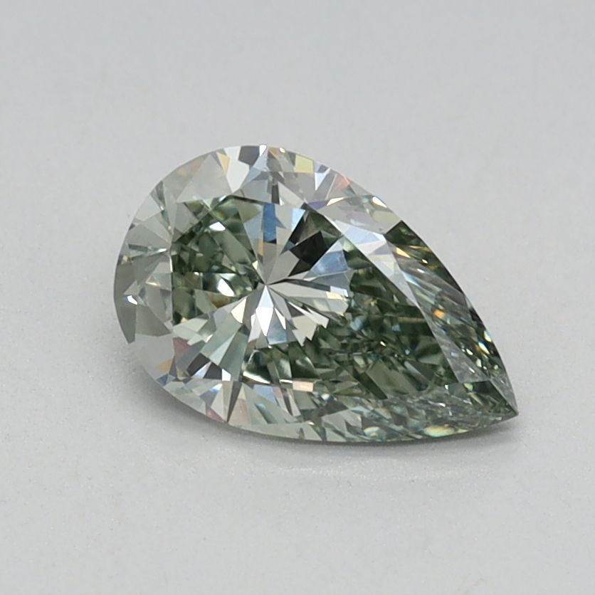 0.54 CT Fancy Intense Green PEAR