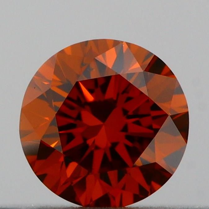0.2 CT Fancy Vivid Orange ROUND