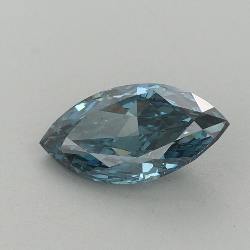 1.04 CT Fancy Vivid Blue MARQUISE