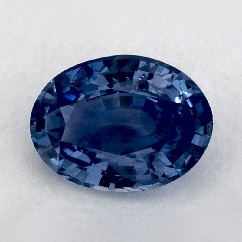 Szafir 1,32 ct, niebieski, szlif owalny
